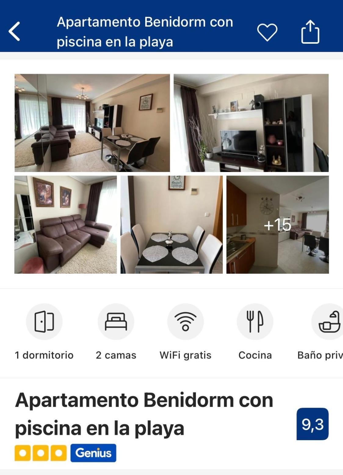 Apartamento Benidorm Con Piscina En La Playa Cala de Finestrat Zewnętrze zdjęcie